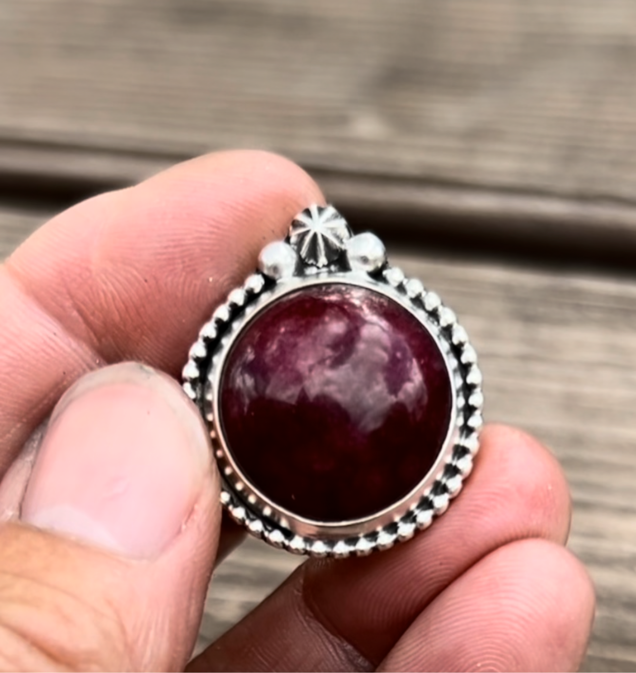 Red Jasper Ring US 8