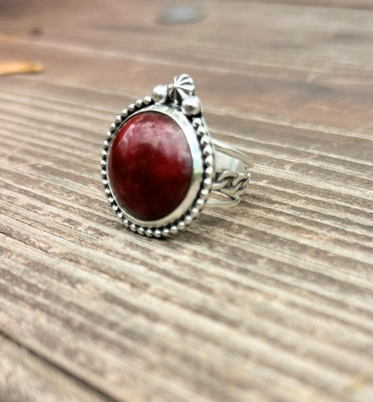 Red Jasper Ring US 8