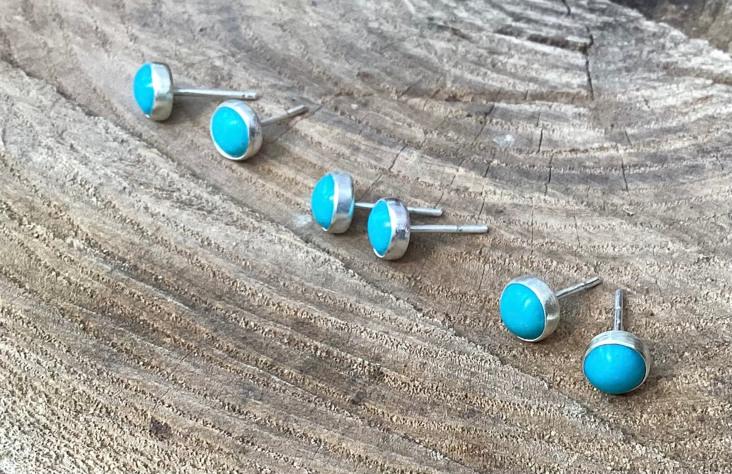 Kingman Turquoise Studs