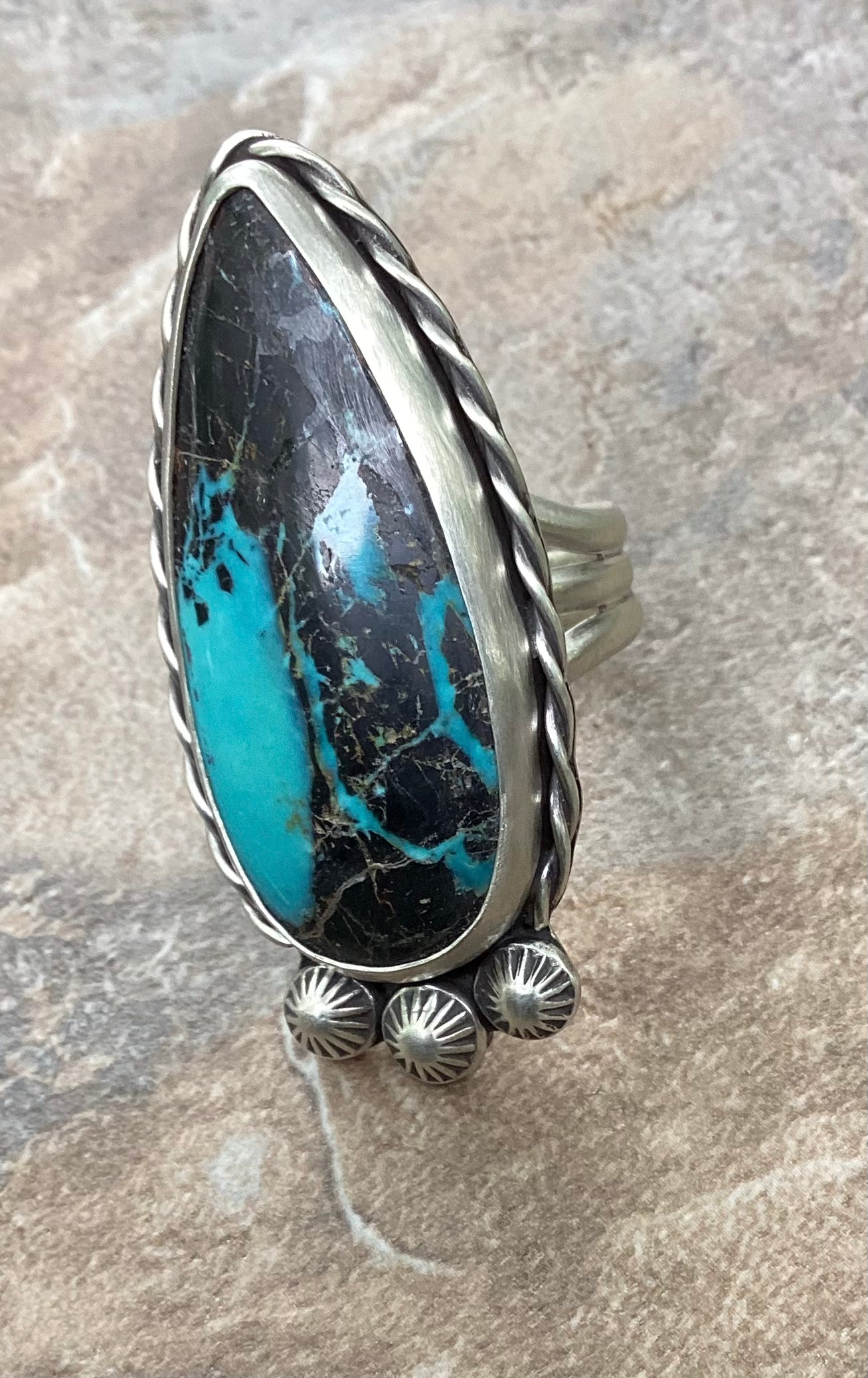 Sierra Nevada Turquoise Statement Ring US 9