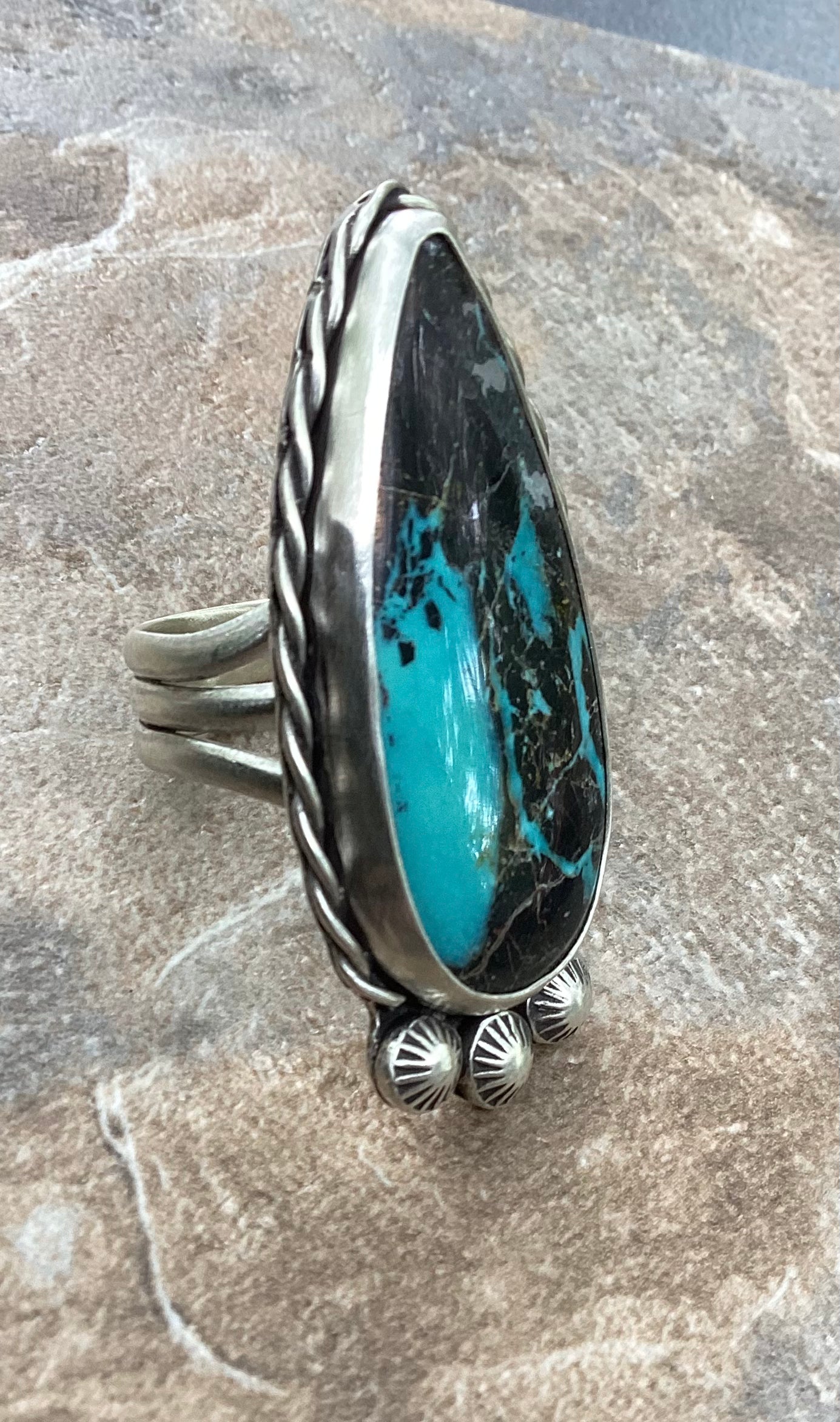 Sierra Nevada Turquoise Statement Ring US 9