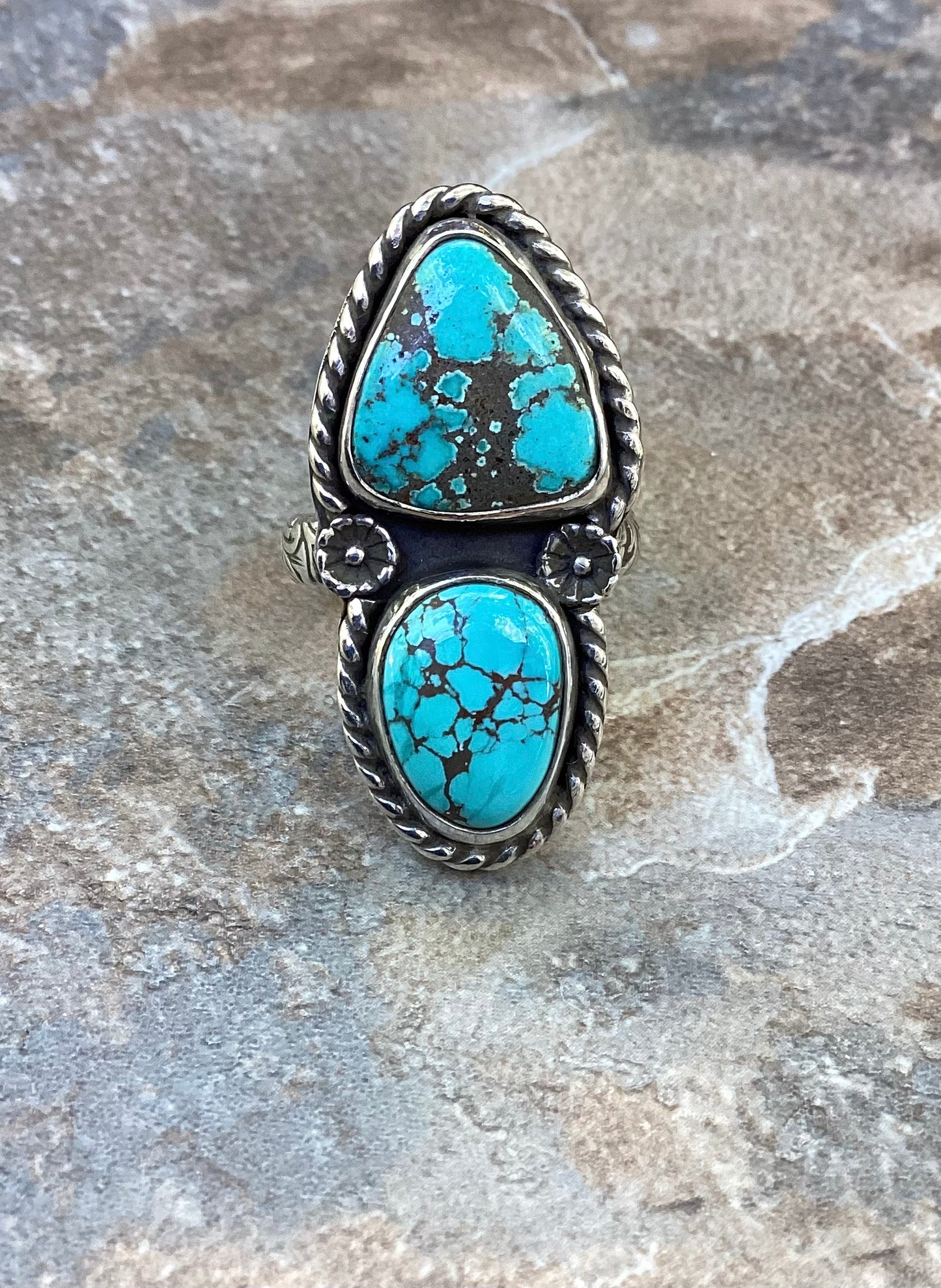 Iron Maiden Turquoise Ring US 8.5