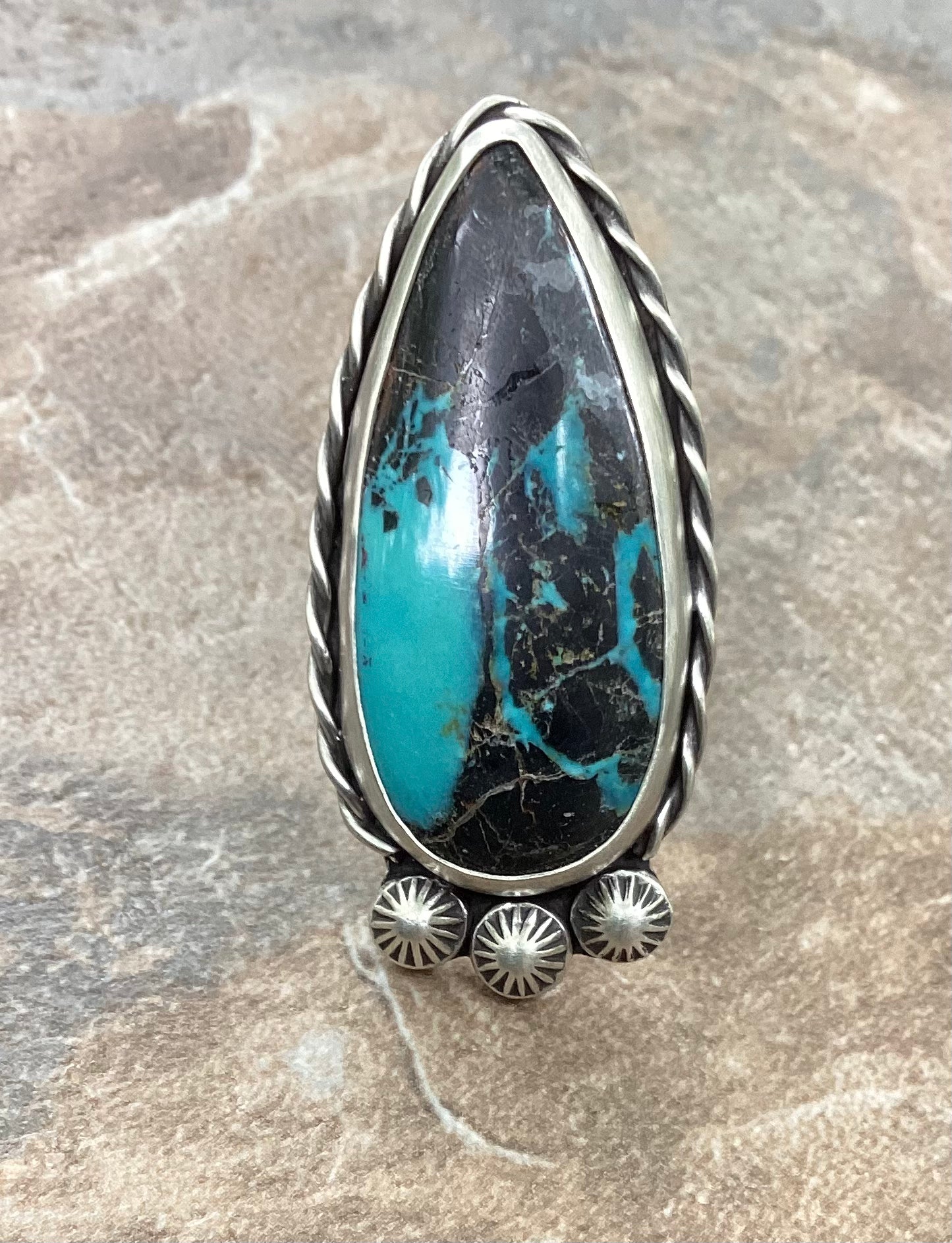 Sierra Nevada Turquoise Statement Ring US 9