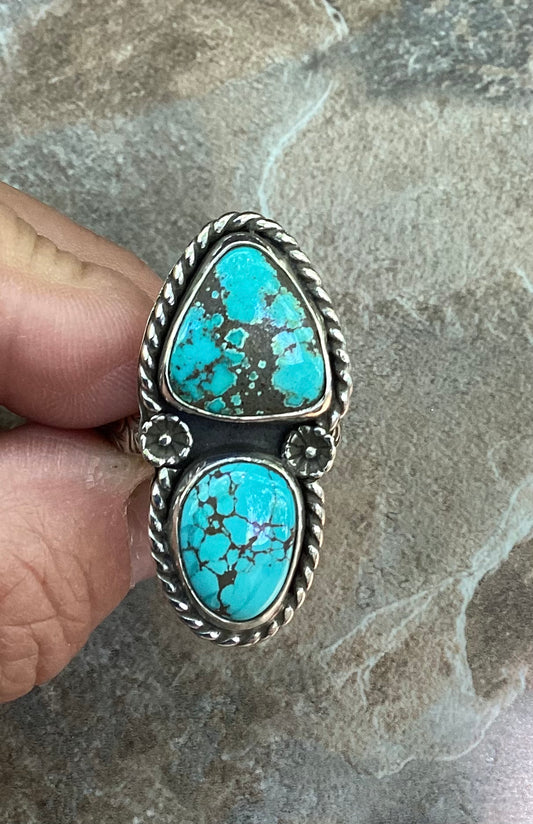 Iron Maiden Turquoise Ring US 8.5