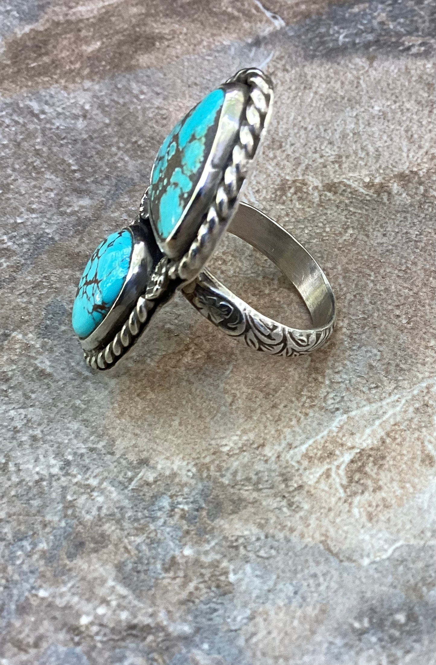 Iron Maiden Turquoise Ring US 8.5