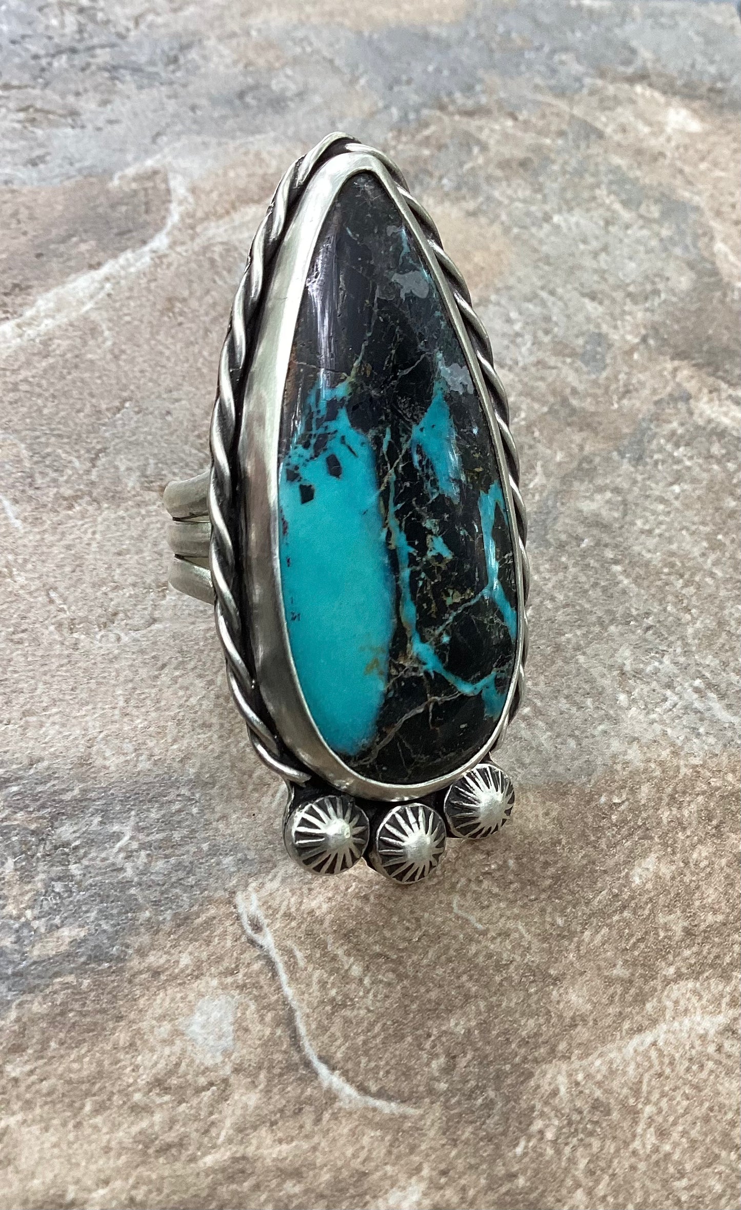 Sierra Nevada Turquoise Statement Ring US 9