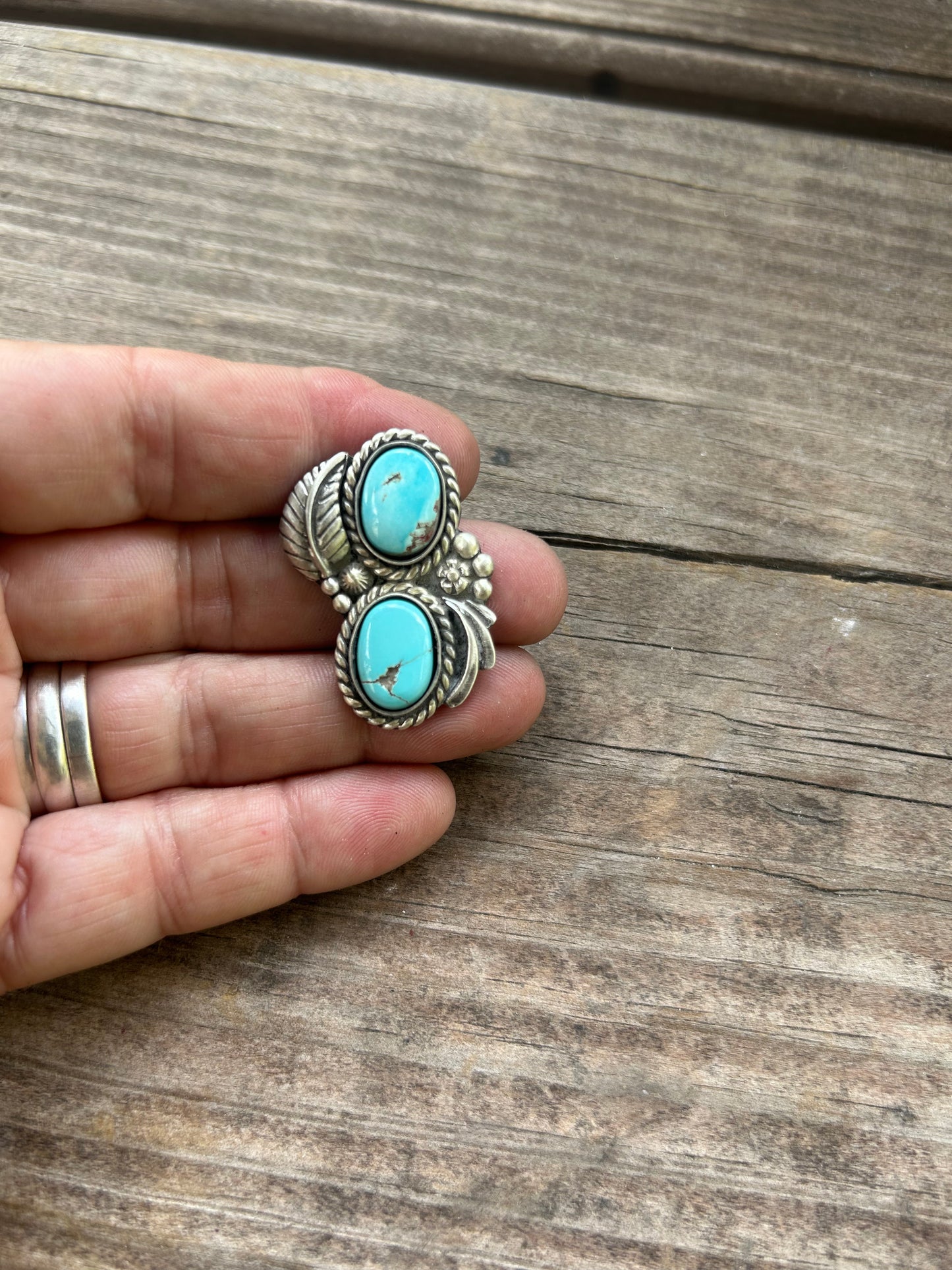 Royston Turquoise Ring.  You Pick Size. Unfinished.